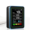 5-in-1 Indoor Air Quality Monitor USB Charging CO2 Detector with Temperature Humidity TVOC Display for Home Office Classroom Safety Monitoring