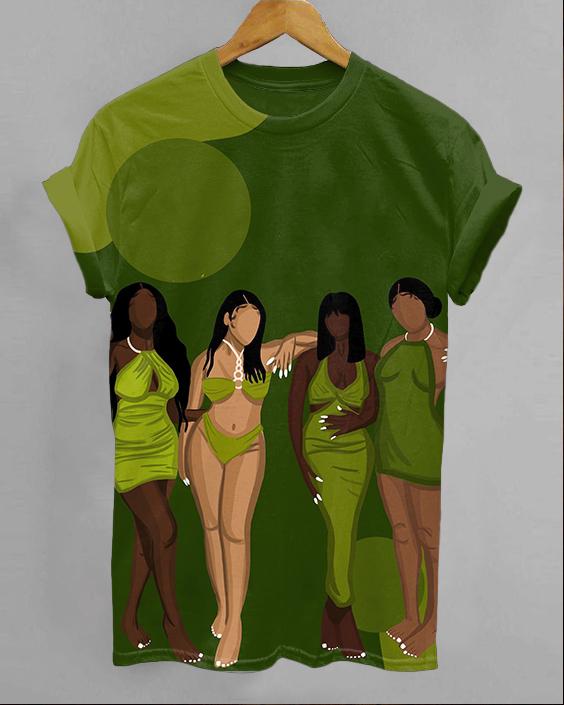 Close Girls Round Neck Short Sleeve Shirt