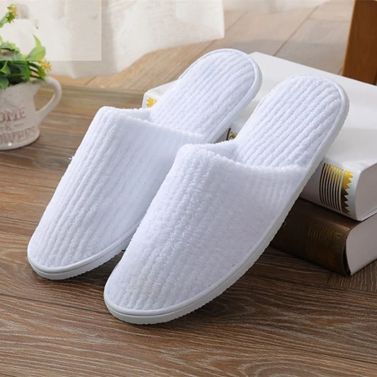 5 Pairs Winter Slippers Men Women  Hotel Disposable Slides Home Travel Sandals Hospitality Footwear One Size on Sale