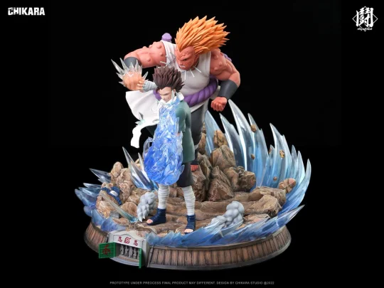 PRE-ORDER CHIKARA Studio- Naruto Akimichi Chōji vs Jirobo Statue