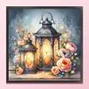 Flower Lanterns-11CT Stamped Cross Stitch 40*40cm/15.75*15.75in