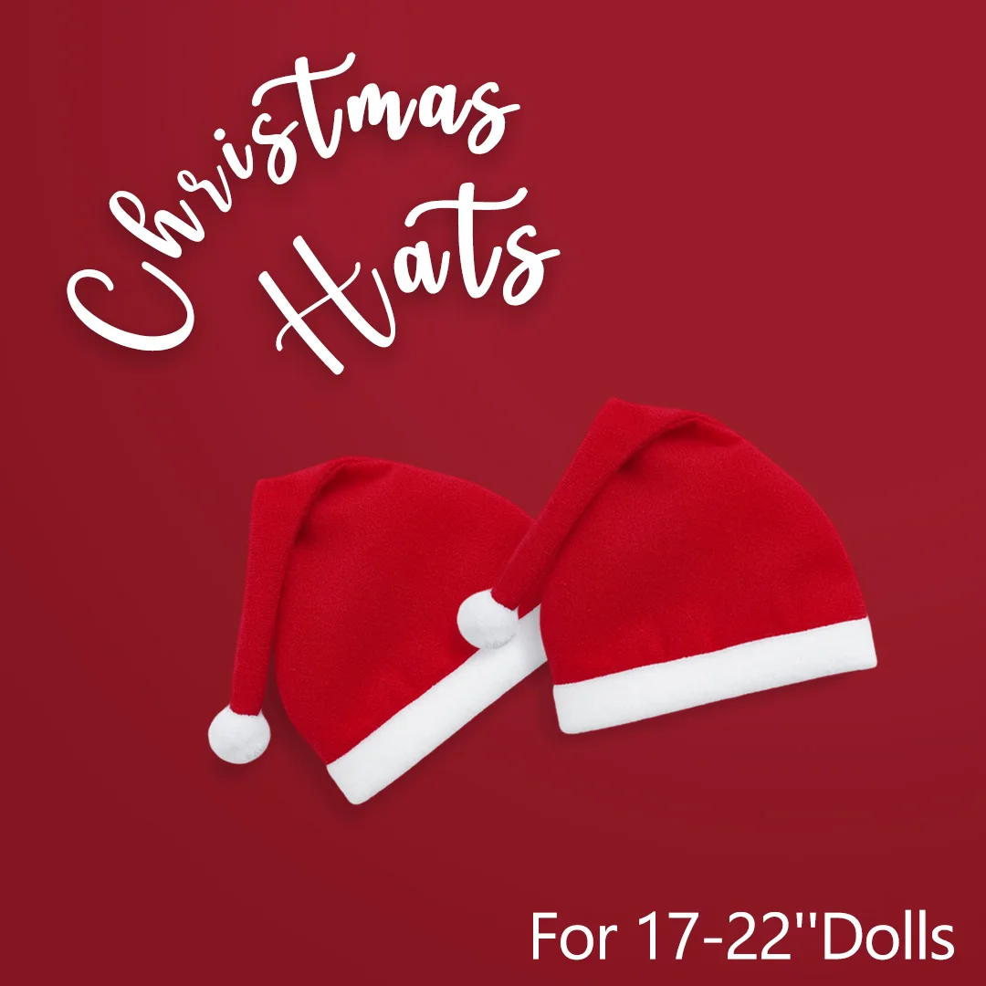 Christmas Hats for 17-22'' Dolls