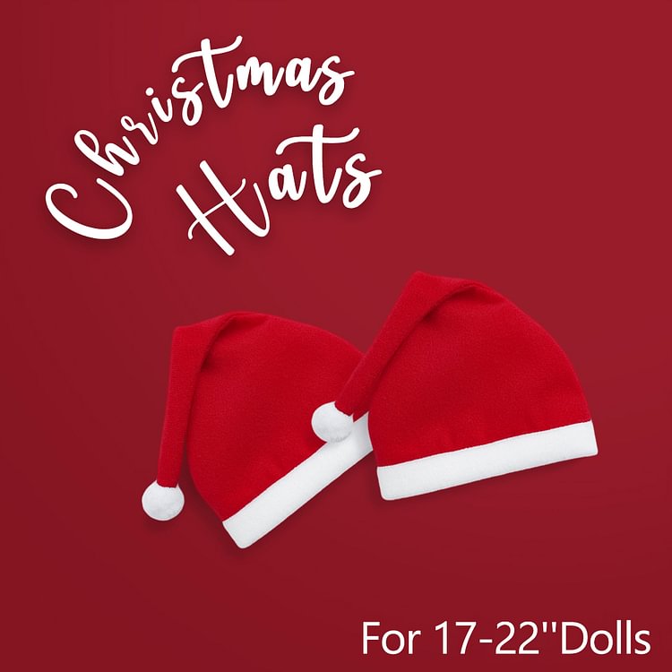 Christmas Hats for 17-22" Dolls Rebornartdoll® Rebornartdoll®