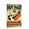 Hot Dogs - Wooden Signs(8*12Inch/12*16Inch)