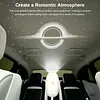 USB Car Interior LED Night Light with Heat  Galaxy Projector Night Light Portable Adjustable for Driving Experience Romantic Date Nights Road