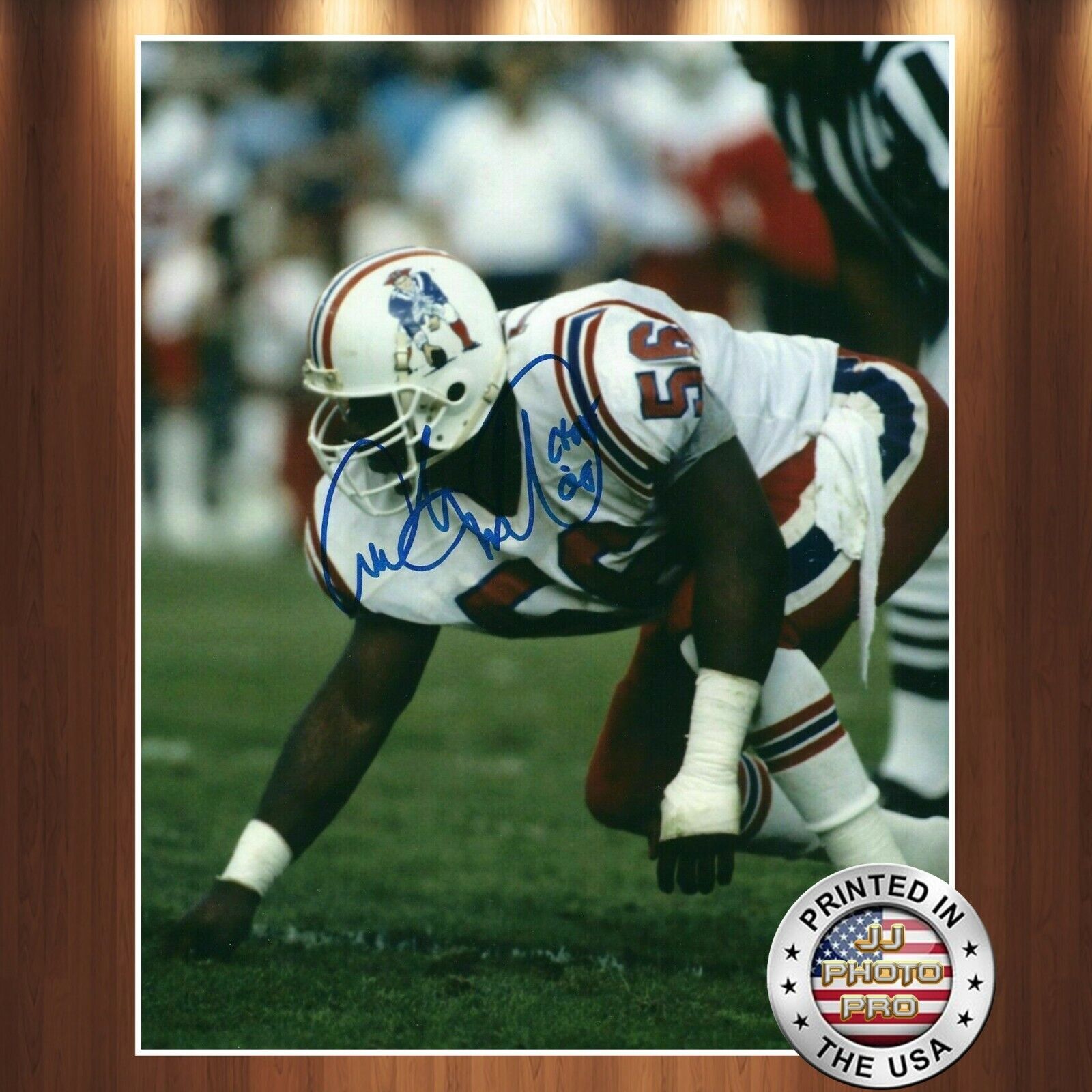 Andre Tippett Autographed Signed 8x10 Photo Poster painting (HOF Patriots) REPRINT