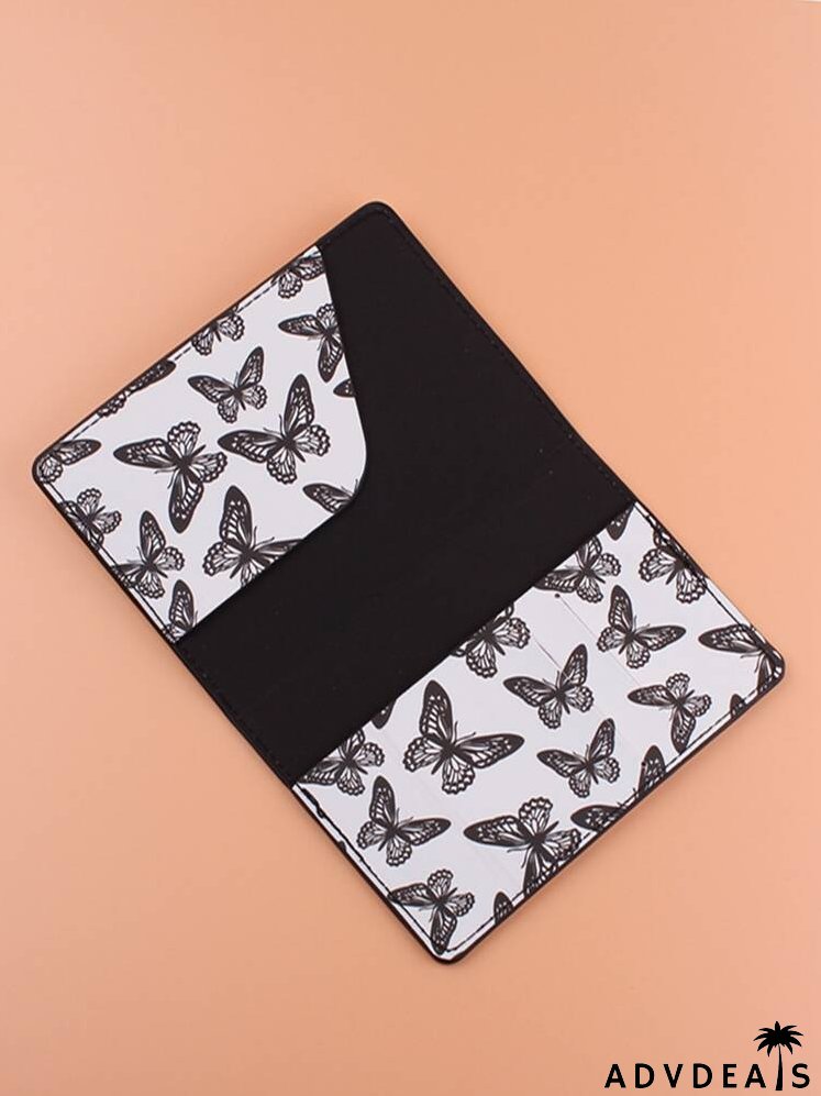 Butterfly Graphic Passport Case