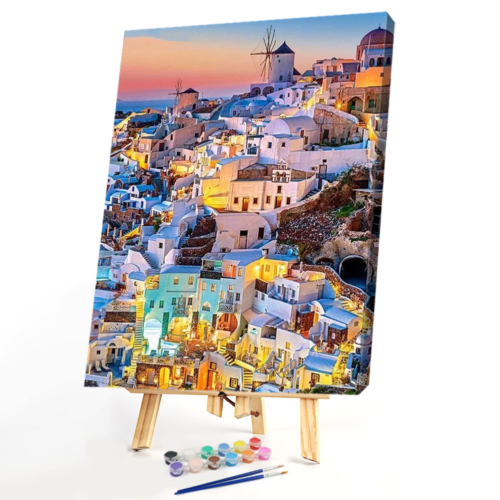 

40*50CM Paint By Numbers-Dense House, 501 Original