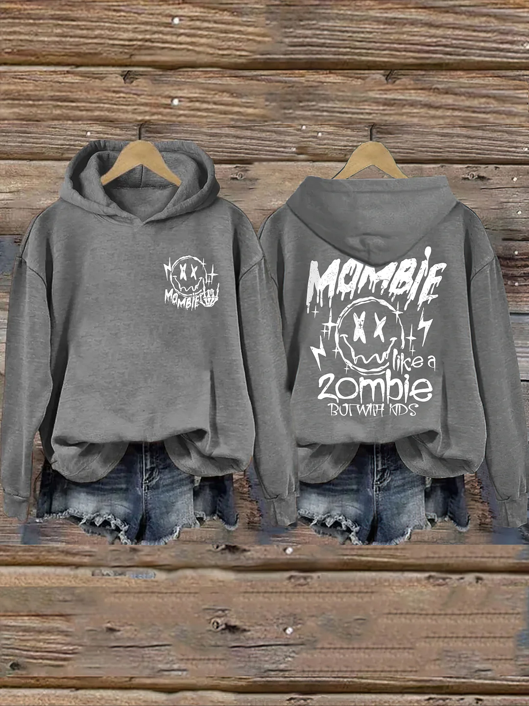 Mombie Like A Zombie But With Kids Hoodie