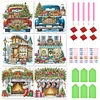 (US Local)6pack Xmas -Crystal Rhinestone Diamond Painting(30x30cm)