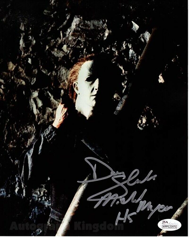 Don Shanks Halloween 5 / Michael Myers 8 X 10 Autographed Photo Poster painting (Reprint #1)