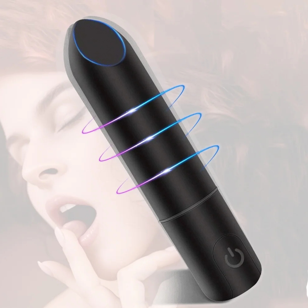 10 Vibration Modes Bullet Vibrator Adult Sex Toys - Rose Toy