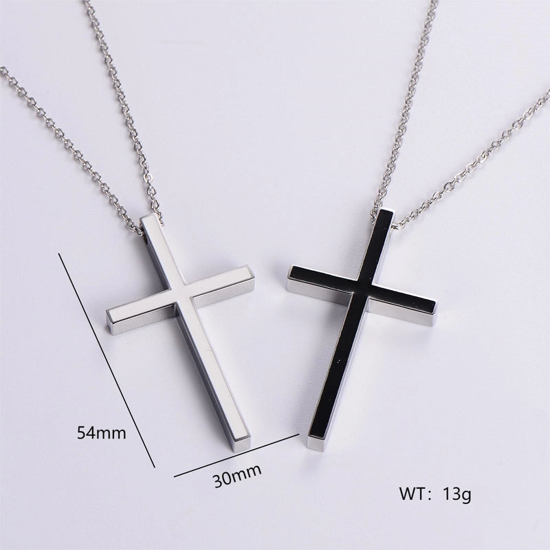 Streetwear Cross 304 Stainless Steel Plating Men's3