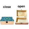 5D DIY Diamond Painting Handmade Wood Storage Box Crystal Storage Case (Mandala)