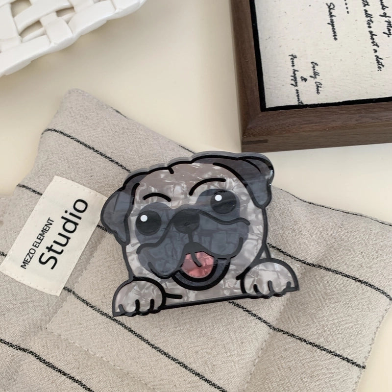 Women’s Cute Dog Arylic Hair Claws