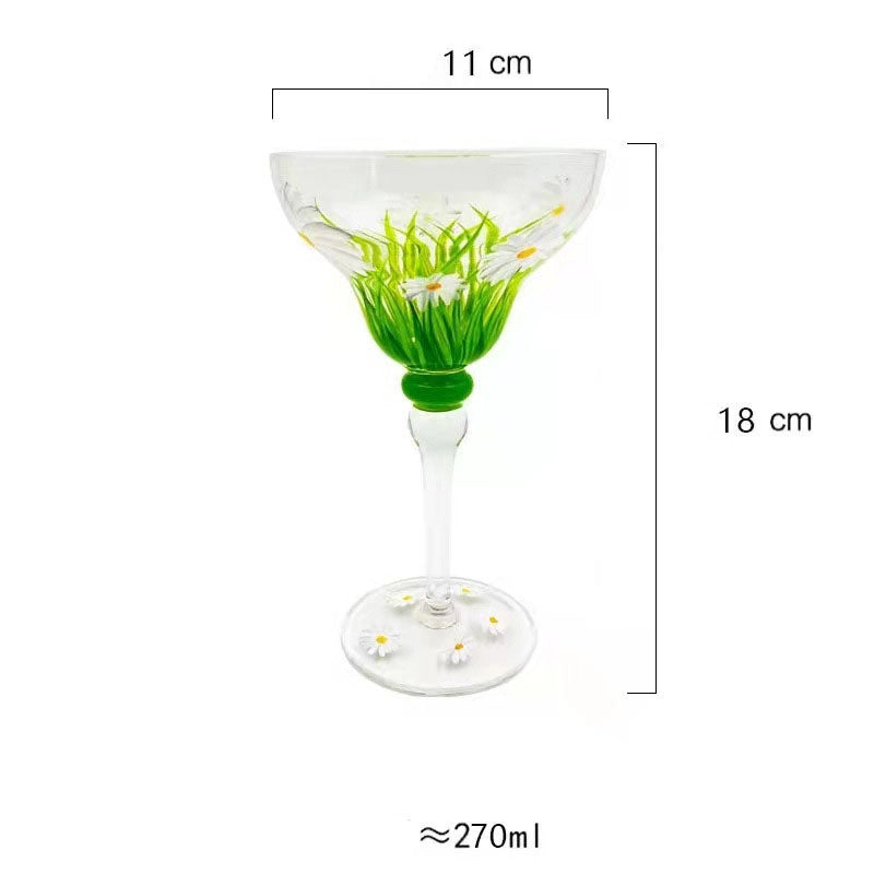 Casual Elegant Fruit Crystal Wine Glass 1 Piece