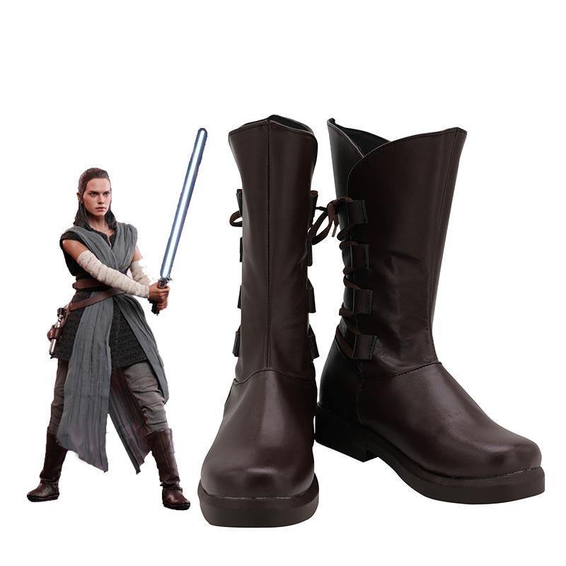 Star Wars 8 Die letzten Jedi Rey Stiefel Cosplay Schuhe