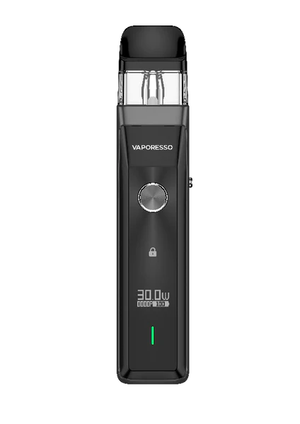 Black Vaporesso XROS Pro 30W vape pod system with display