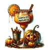 (Multi-Style) Halloween Magic Drinks-14CT Stamped Cross Stitch 50*50cm/19.69*19.69in