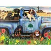 Puppy Car-Full Square Diamond Painting 40*30CM