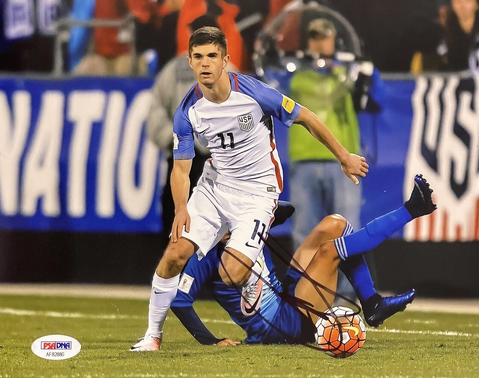 Christian Pulisic Signed Autographed Team USA 8x10 Photo Poster painting Chelsea FC Psa/Dna