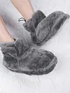 USB Heater Foot Shoes Winter Warm Snow Boots Electric Heated Shoes for Women Men