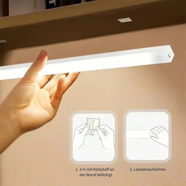 🔥Bohrfreie intelligente Sensor magnetische aufladbare LED-Leuchte💡