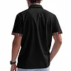 Stylish V-Neck Polo Shirt for Men - Perfect for Summer Outings and Casual Events by Inlyline