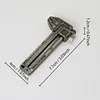 Mini Vernier Caliper Measuring Tool 0-50mm Sliding Scale Manual Non Digital Calipers Zinc-Aluminum Alloy for Bead Wire Mechanical Parts Jewels Rings