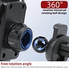 Phone Mount for Car Racing Seat Shape Phone Holder for Car Air Vent Cell Phone Car Mount with Metal Clip car accessories for All Other Smartphones 360&deg; Rotation phone holders 