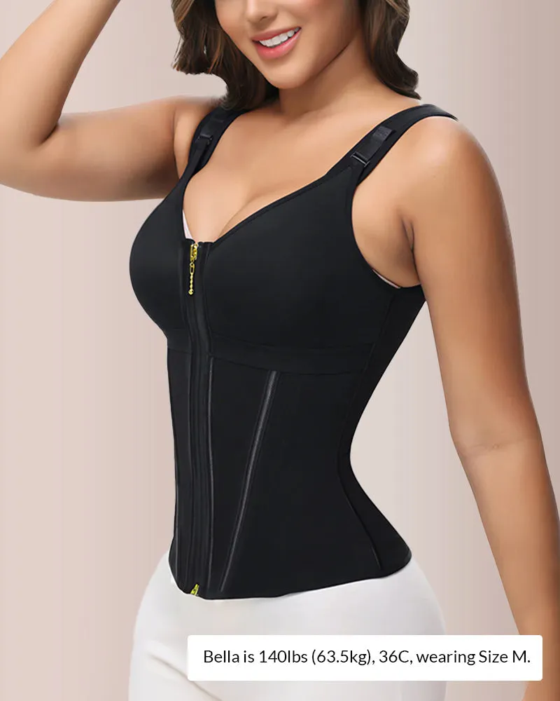 CurveFlex - Double-Layer Tummy Waist Shaper With Bra