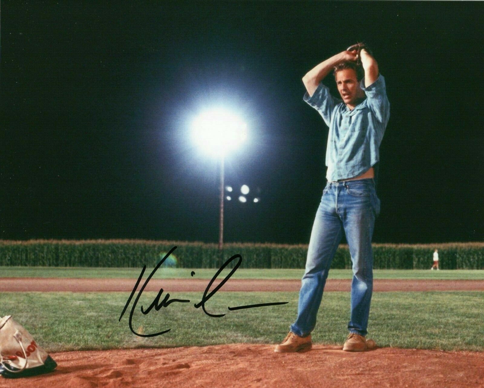 Kevin Costner Autographed Signed 8x10 Photo Poster painting ( Field Of Dreams ) REPRINT