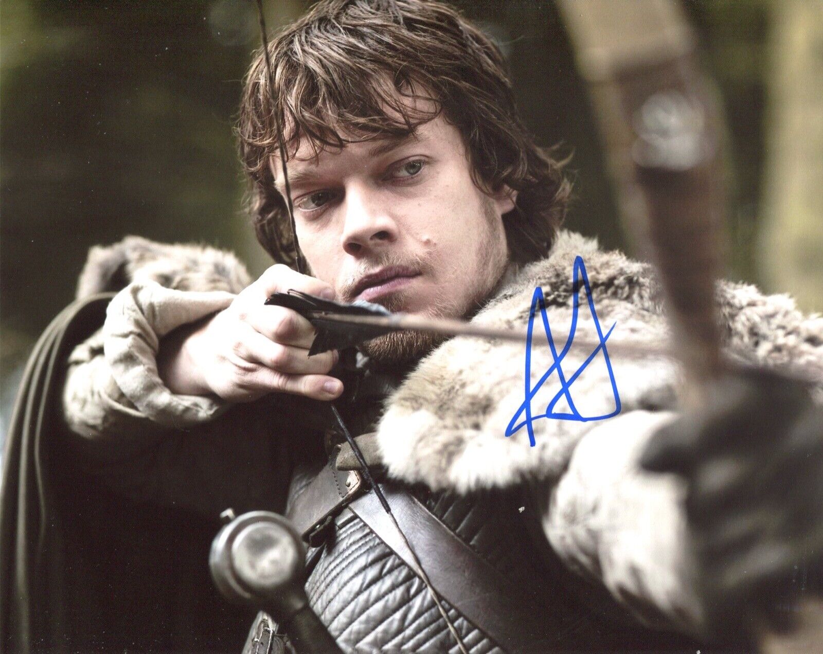 Actor Alfie Allen signed GAME OF THRONES 8x10 Photo Poster painting IMAGE No3