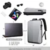 Business Smart Backpack Waterproof Fit 16/15 Inch Laptop Backpack with USB Charging Port Travel Durable Backpack
