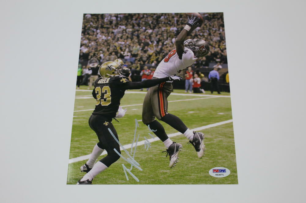 MIKE WILLIAMS SIGNED AUTOGRAPH 8x10 Photo Poster painting - FOOTBALL, SYRACUSE, TB BUCS PSA