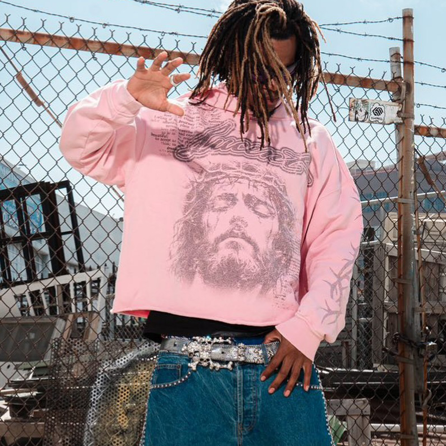 Jesus Casual Street Vintage Hoodie
