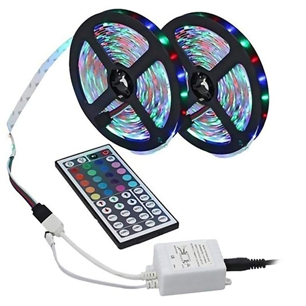 

10m RGB LED Strip Lights Flexible Colorful Ribbon for Home DIY Tape Lights, 501 Original