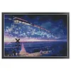 Under Starry Sky-14CT Stamped Cross Stitch Egyptian Cotton 83*59cm/32.68*23.23in(Big Size) tapestrymarket