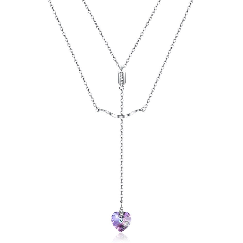 Stacked Heart Trend Pendant Necklace