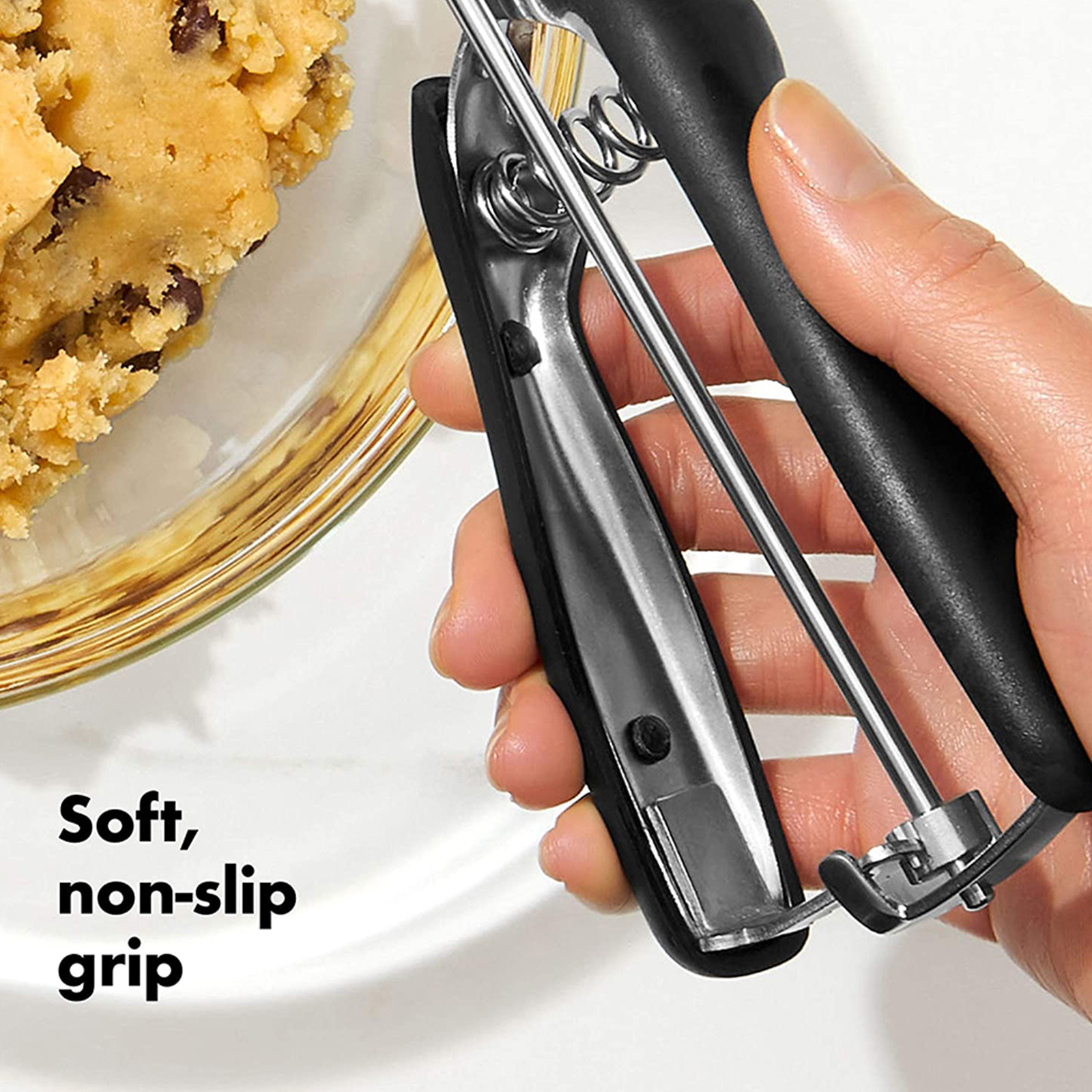 

Ice Cream Scoop Stainless Steel Fruits Cookie Scooper with Trigger Release, Red, 501 Original