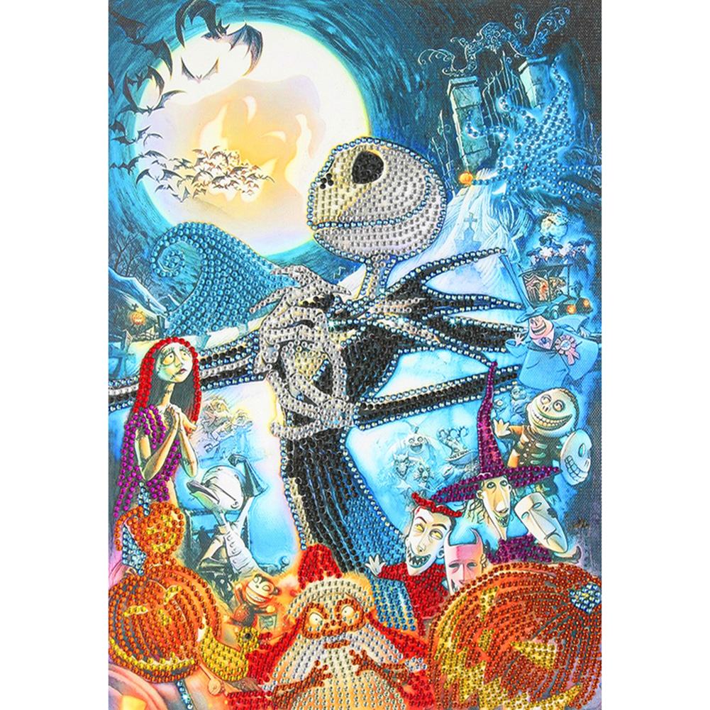

Halloween - Special Shaped Diamond Painting - 30*40CM, 501 Original