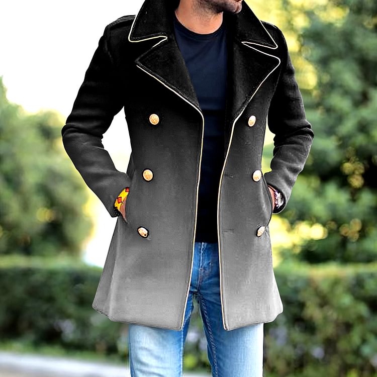 Leisure Black Gradient Coat