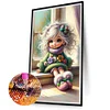 (40*70cm)Girl - Full Round Drill Diamond Painting