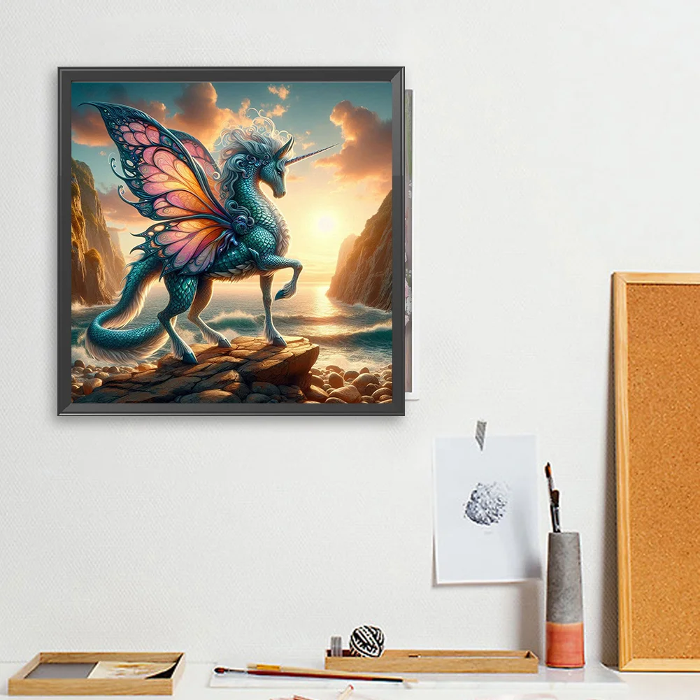 Diamond Painting - Full Square Drill - Unicorn(Canvas|45*45cm)