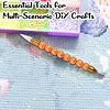 Resin Diamond Painting Point Drill Pen Dual-Ended Diamonds (Orange)