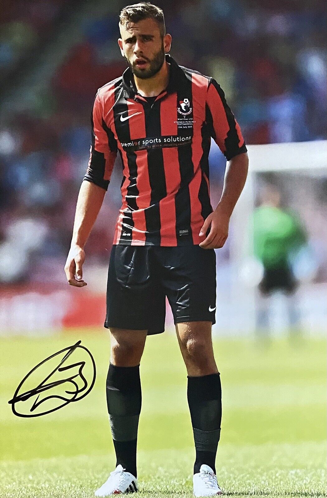 Steve Cook Genuine Hand Signed Bournemouth AFC 12x8 Photo Poster painting