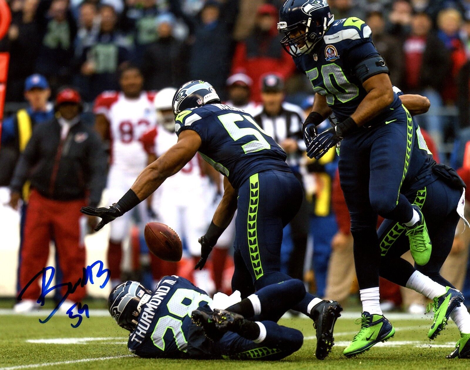 JSA Bobby Wagner 8x10 Autographed Signed AUTO Seahawks SBXLVIII Champion Photo Poster painting K