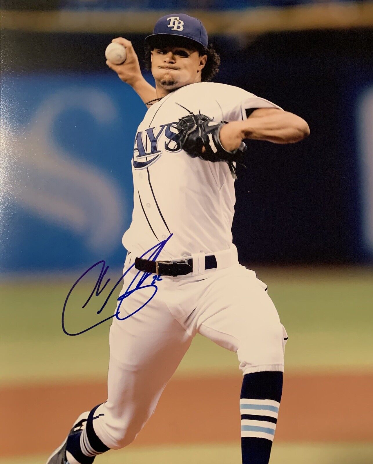 chris archer Signed 8x10 Photo Poster painting Pic Auto