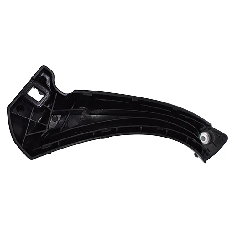 Silscvtt A Set Black Passenger Side Inner and Outer Door Panel Handle Pull Trim Cover with Bracket Replacement for 2004-2011 3 Series 318 320 325 330 335 E90 E91 51416971290 51419150336