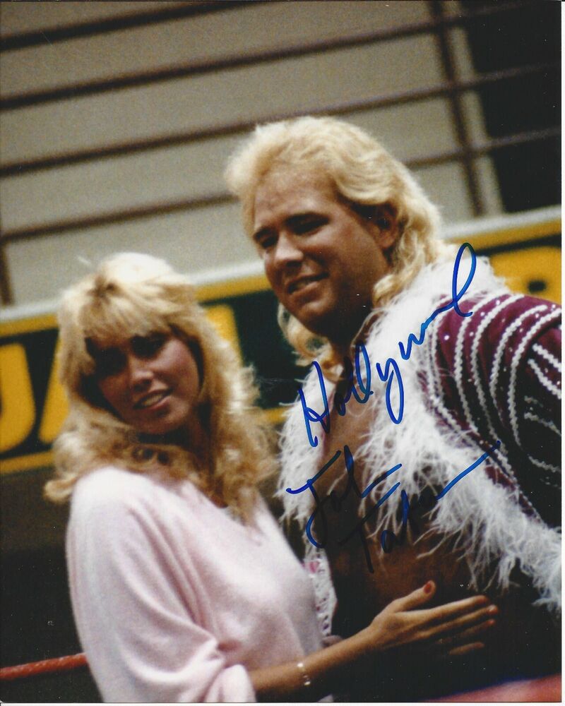 Hollywood John Tatum autographed 8x10 #1  WCCW  UWF NWA GWF